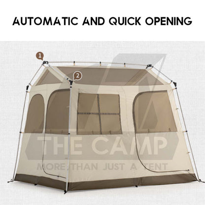 Naturehike Village 5 Automatic Tent Auto With Flysheet Snow Skirt Village 5.0 Outdoor Camping Khemah NH21ZP009