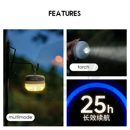 Naturehike Star Dome Light Outdoor Camping Lamp Lantern Hanging Magnet LED Multimode Lampu Torch Flashlight CNK2550ZM016