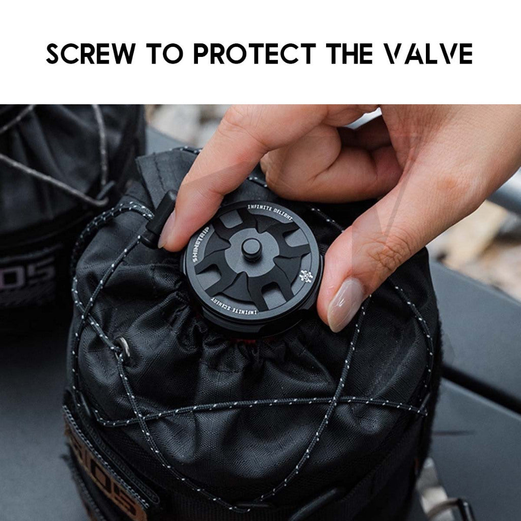 Shinetrip Gas Cap with Lamp Rod Pole Adaptor Outdoor Camping Butane Gas Cover Extension Holder A562