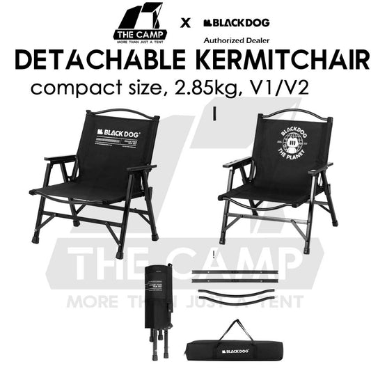 Blackdog Detachable Kermit Chair V1 V2 Foldable Tactical Back Heavy Duty Outdoor Camping CBD2550JJ050 CBD2450JJ043
