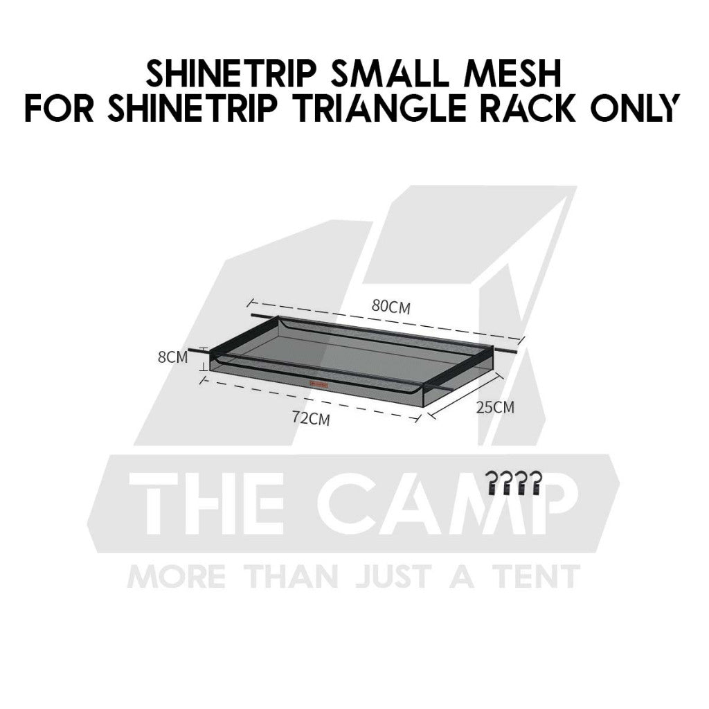 Outdoor Triangle Hanging Rack Aluminum Mesh Camping Hanger Tripod Shelf Stand Tableware Organizer Double Level Shinetrip