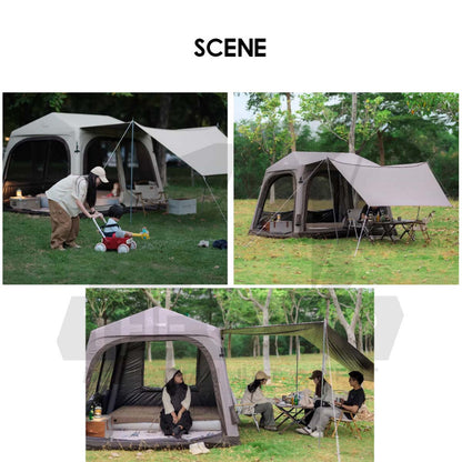 Vidalido Wish House Air Tent with Optional TPU Side Door Combine with Star Island PU2000mm Khemah Angin