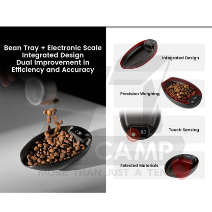 MHW-3BOMBER Coffee Scale Cube 3.0 Micro Mini ESP MVE ABS Precision Digital Timer Expresso Pour Over & Brewing