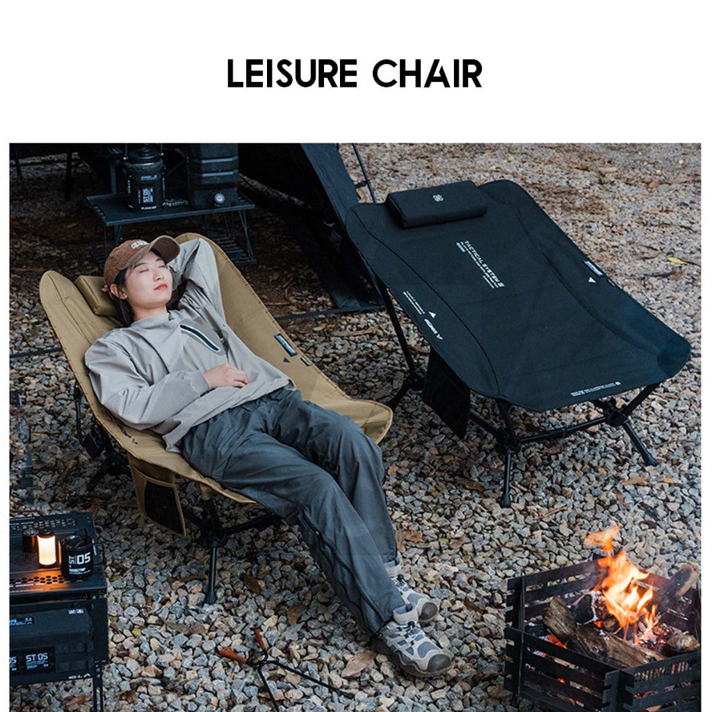 Shinetrip Leisure Chair Foldable Recliner Lounge Compact Storage Outdoor Camping Kerusi Healing A564