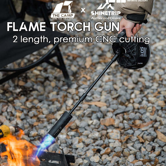 Shinetrip Flame Torch Gun Outdoor Camping High Power Firepit Fire Pit Burner Gas Adaptor Butane Flame Thrower A574