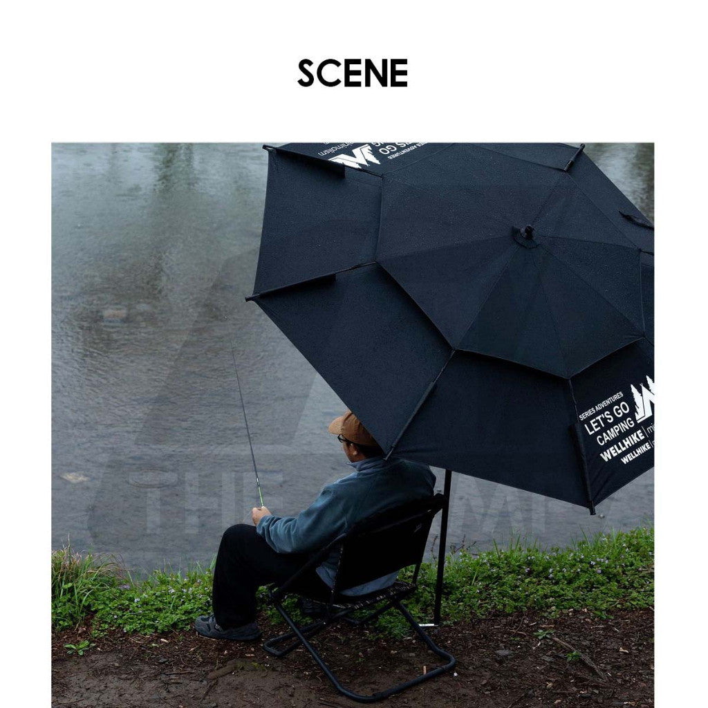 Wellhike SWS Outdoor Umbrella Screen Tarp Light Water Base Stand Parasol Camping Fishing Picnic Sunscreen Tent