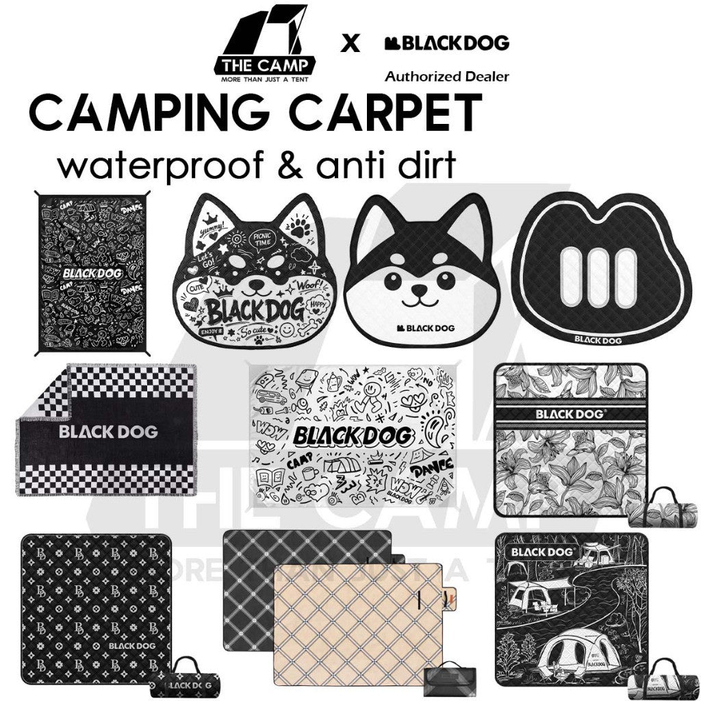 Blackdog Camping Picnic Carpet Black Portable Mat Waterproof Outdoor CBD2300DZ013 BD-YCD002 BD-YCD003 BD-DZ23001
