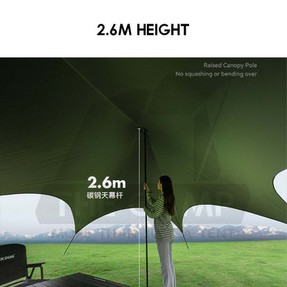 Blackdog YunMan Ultra Large Flysheet Tarp Sunshade Outdoor Camping Commercial Awning Dome Shelter CBD2550WS027
