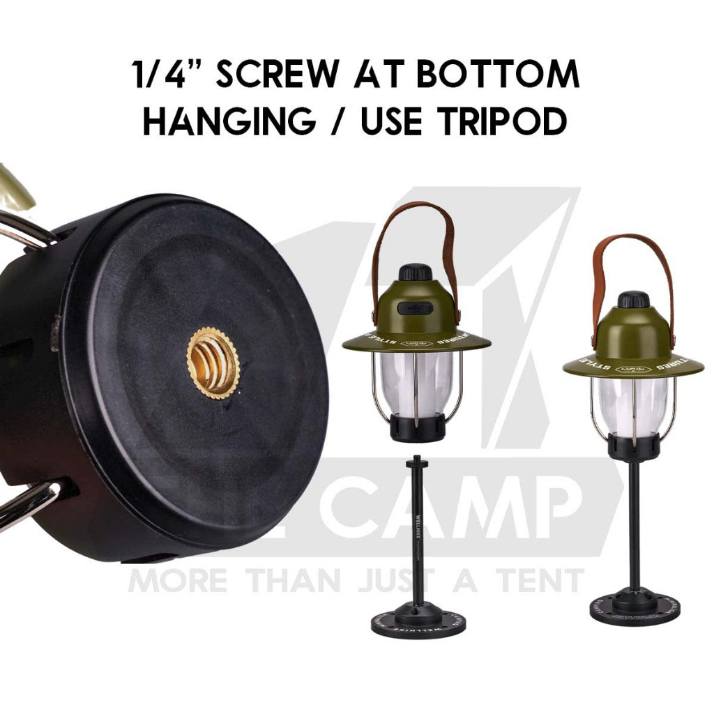 Wellhike SWS Hazelnut Light Retro Lamp Outdoor Camping LED Mini Light Atmosphere Atmospheric Lantern Lampu