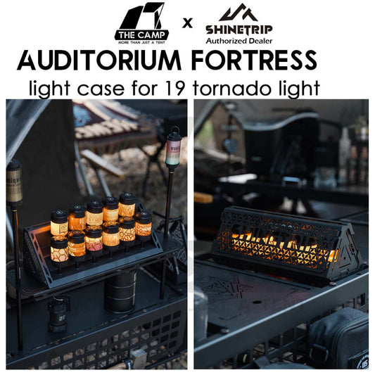 Shinetrip Auditorium Fortress Light Box Case for 19 Tornado Light Accessories Outdoor Camping Lamp Stand A532 A551