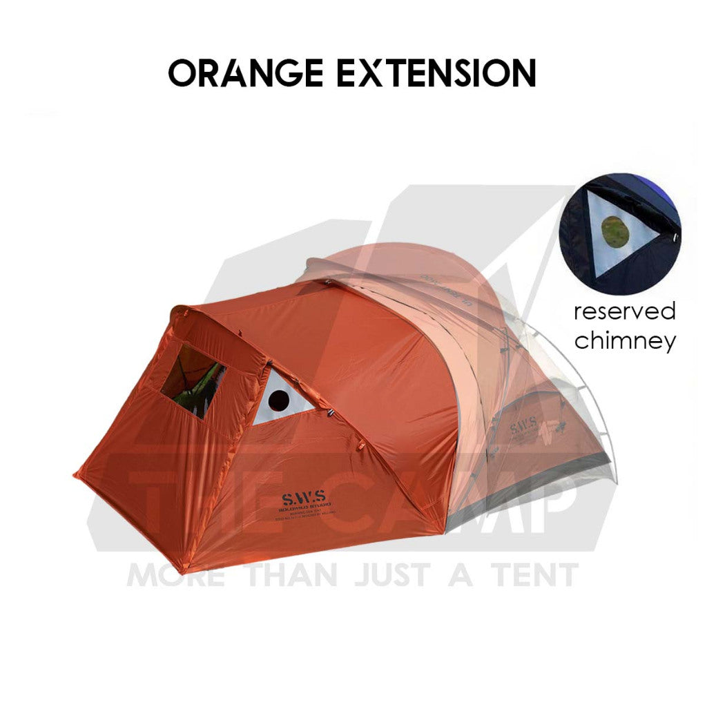 Wellhike SWS 2 Person Hiking Tent Morning Mist Lightweight Portable with Mesh Outdoor Camping Solo Khemah