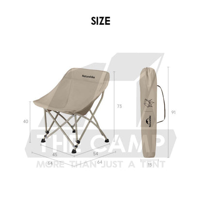 Naturehike T04 Camping Moon Chair Widen Seat Foldable Folding Quick Open Outdoor All Terrian Kerusi Healing CNK2550JJ022