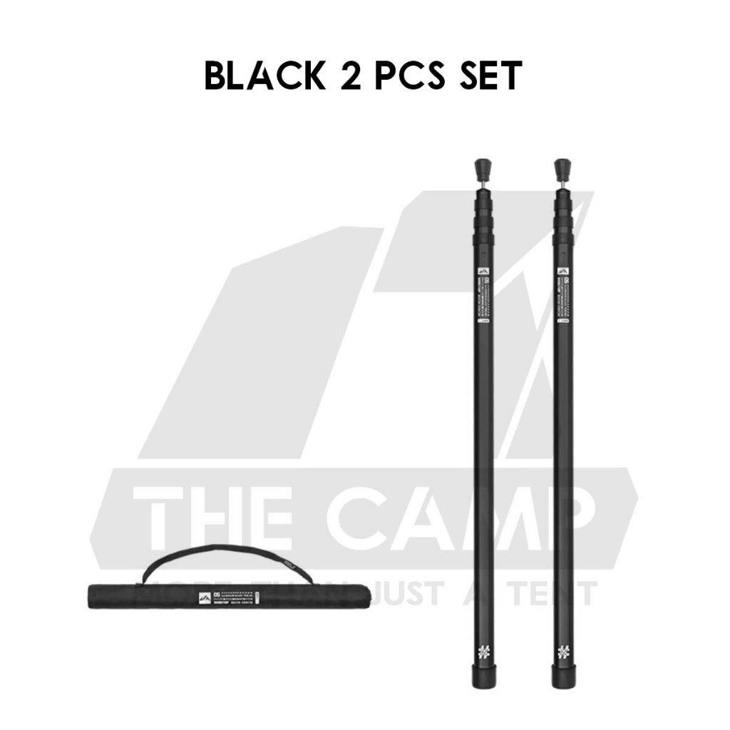 Shinetrip 2.8m Adjustable Pole Rod Quick Adjust for Flysheet Tarp Tent Camping Bag Hiking Awning Tactical Style A561