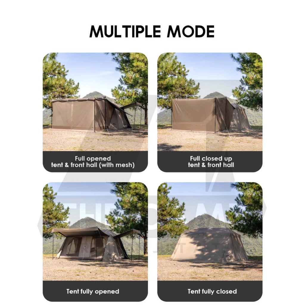 Naturehike Village 13 Auto Tent Automatic Ultimate Flagship Ti Black TiBlack PRO Version Outdoor Camping CNH22ZP004