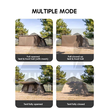 Naturehike Village 13 Auto Tent Automatic Ultimate Flagship Ti Black TiBlack PRO Version Outdoor Camping CNH22ZP004