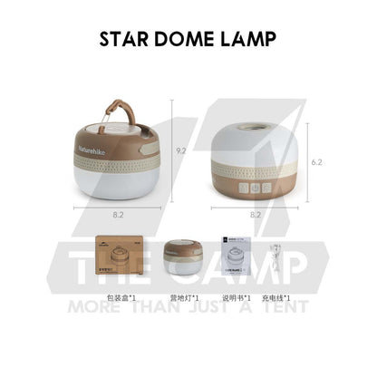 Naturehike Star Dome Light Outdoor Camping Lamp Lantern Hanging Magnet LED Multimode Lampu Torch Flashlight CNK2550ZM016