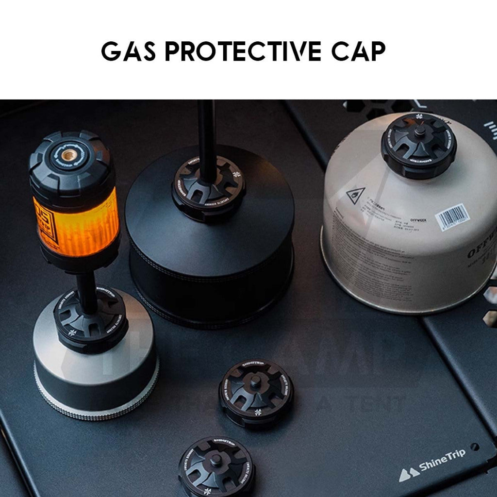 Shinetrip Gas Cap with Lamp Rod Pole Adaptor Outdoor Camping Butane Gas Cover Extension Holder A562