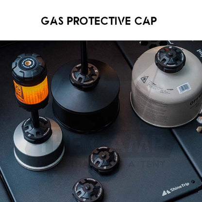 Shinetrip Gas Cap with Lamp Rod Pole Adaptor Outdoor Camping Butane Gas Cover Extension Holder A562
