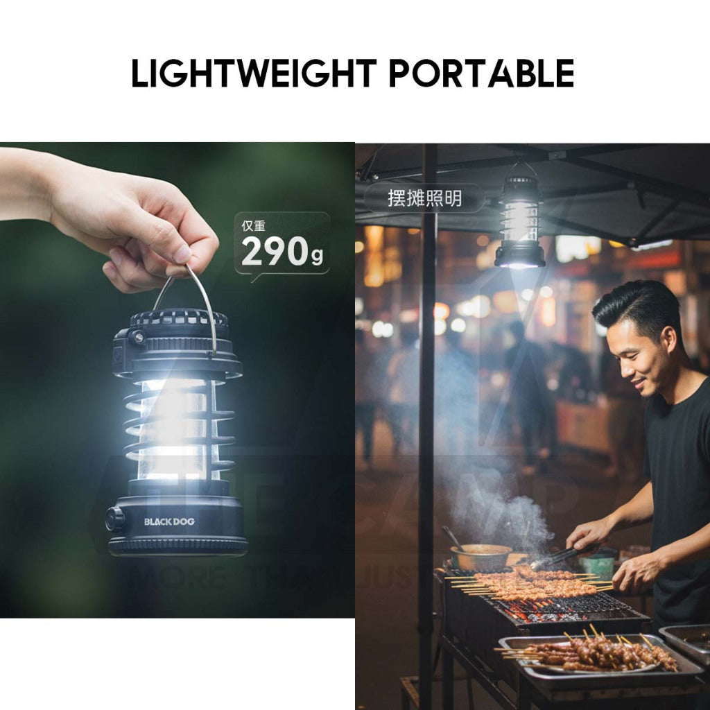Blackdog ZM039 Light with Fan 2 in 1 Outdoor Camping Lamp Lantern Tripod Lampu CBD2550ZM039