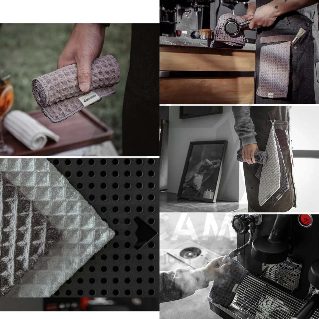 MHW-3BOMBER Cleaning Towel Espresso Coffee Machine Bar Top Cloth Barista Waffle Kain Kopi
