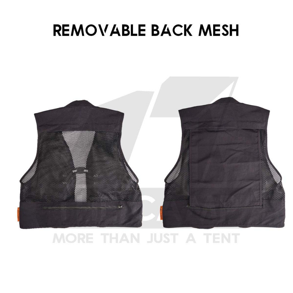 TheCamp Sleeveless Casual Vest Outdoor Camping Fishing Hiking Picnic Mesh Type