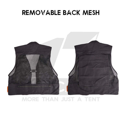 TheCamp Sleeveless Casual Vest Outdoor Camping Fishing Hiking Picnic Mesh Type