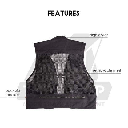 TheCamp Sleeveless Casual Vest Outdoor Camping Fishing Hiking Picnic Mesh Type