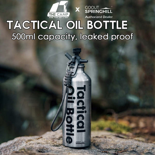 Goout Springhill Tactical Oil Bottle 500ml Triple Leakproof Outdoor Camping Fuel Bottle Storage Container