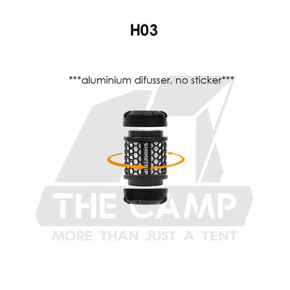 Shinetrip 19 Tornado Light Rotating Lamp Outdoor Camping Tactical Style Free Sticker Tripod Magnet Hanging Lanyard Strap