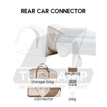 Naturehike Auto Dome Shelter Accessories Tarp Inner Tent Extension Flysheet Door Mesh TPU Cloth Groundsheet CNK230WS014