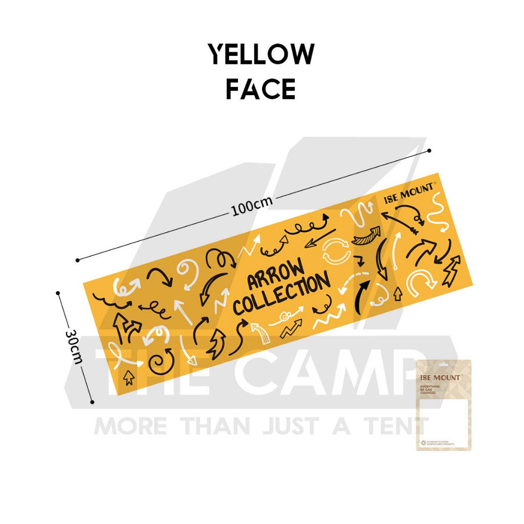 Ise Mount Towel Multicolor Quick Dry Cooling Feel Material Quick Absorption Outdoor Travel Beach Running Sport Gym