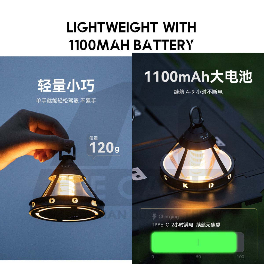 Blackdog ZM029 Hanging Light Atmosphere Ambient Outdoor Camping Lamp Lantern Lampu CBD2550ZM029