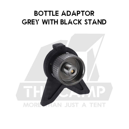 Gas Refill /Bottle Adapter Transfer Nozzle Lighter Adaptor for Outdoor Camping Stove Butane Canister Anti Roll Clip