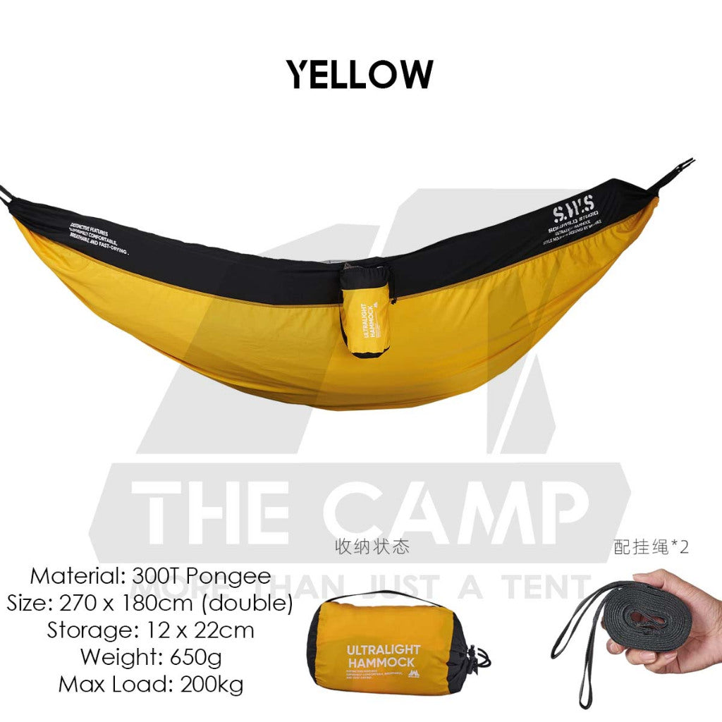 Wellhike SWS Hammock Double Ultralight Portable Hanging Outdoor Camping Bed Buaian Gantung
