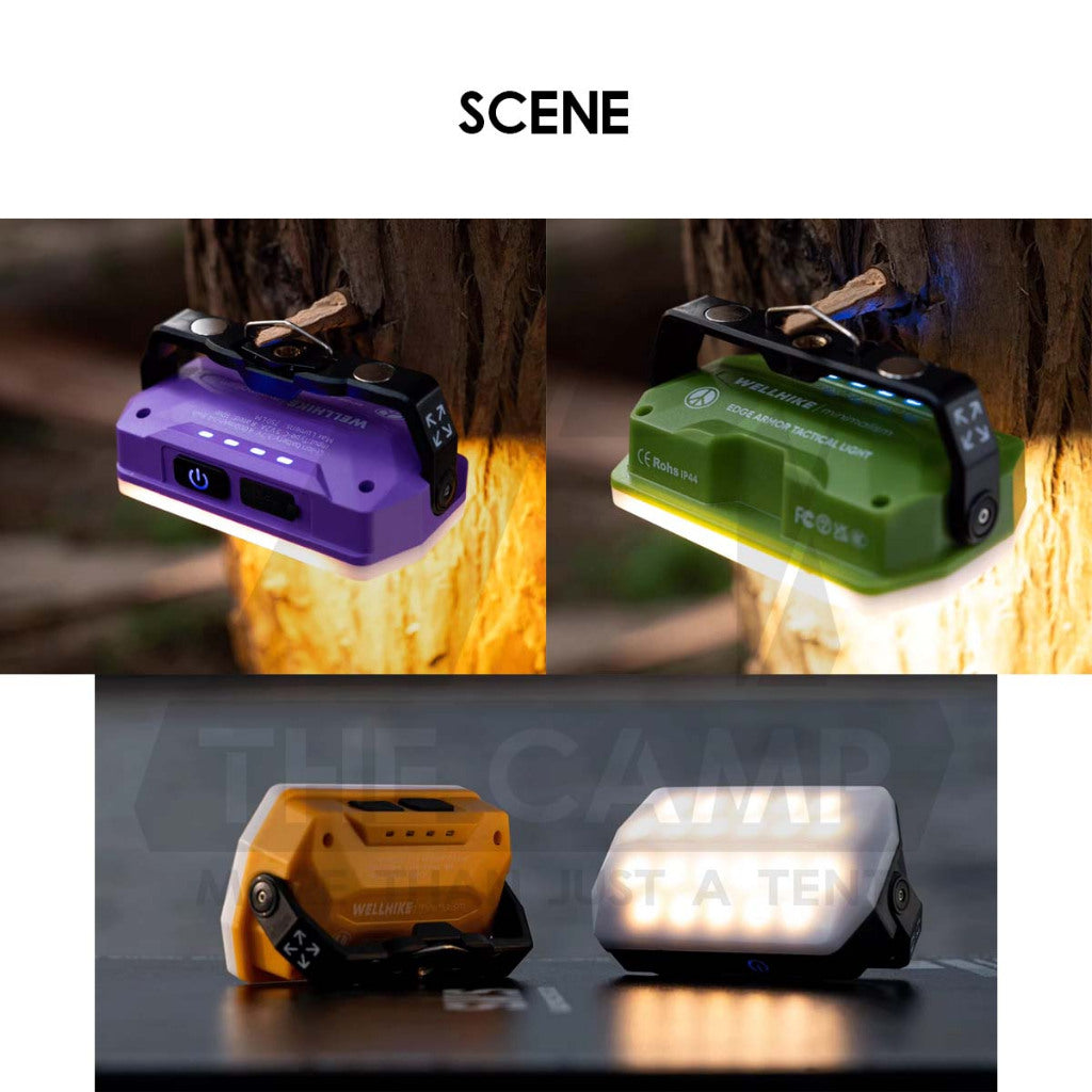 Wellhike SWS Edge Armor Light 4000mah High Brightness Outdoor Camping Lamp Tripod Magnet Hanging Lamp Lampu