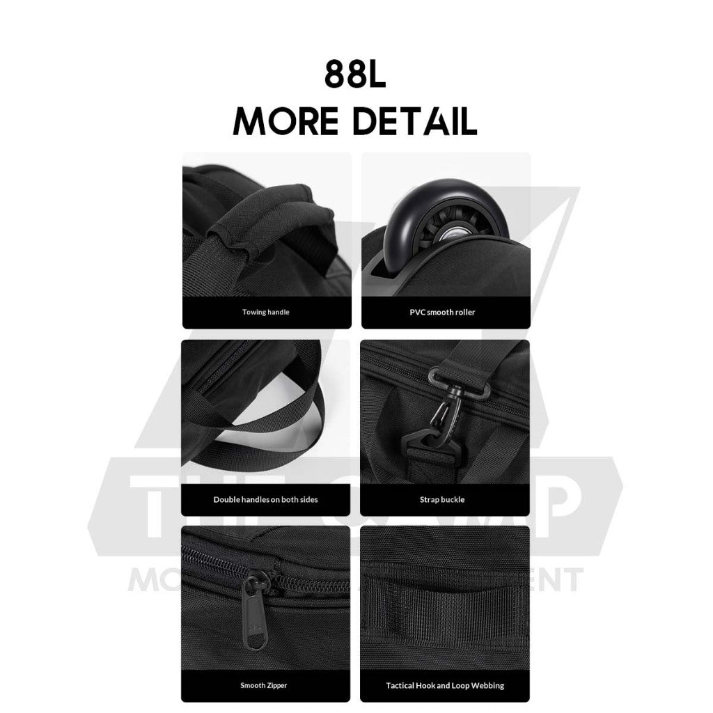 Blackdog Wheel Storage Bag 123L 88L Large Capacity Big Outdoor Camping Equipment Case Beg Besar CBD2550XB018