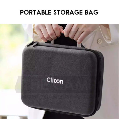 Cliton Expresso Coffee Maker Machine Outdoor Portable Set with Storage Bag Capsule Ground Powder 2 in 1 20Bar CL-CFS32