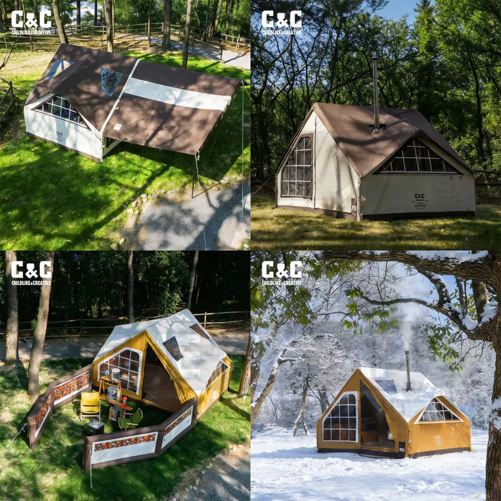 CC Peninsula 10 (PEN) Inflatable Air Tent Retro Vintage Style Whimsical Outdoor Camping Pump Khemah Angin