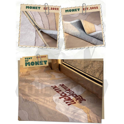 CC Monet 8.6 Inflatable Air Tent Accessories Retro Vintage Style Whimsical Outdoor Camping Pump Khemah Angin