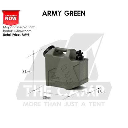 CC 10L Water Tank Bucket with Optional Water Dispenser Pump Outdoor Camping Accessories Picnic Hiking Fishing