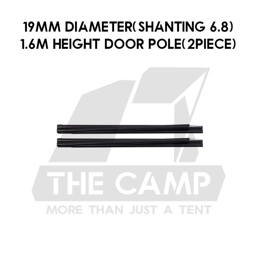 Blackdog Flysheet Pole Door Pole Tarp Pole 19mm 22mm 25mm 1.7m 2.4m 3m Tiang Khemah Shanting 6.8