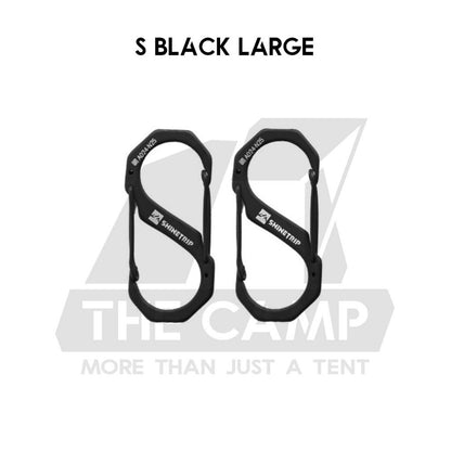 Shinetrip Deck Peg Fishbone Fish Bone Aluminium Carabiner Tarp Flysheet Pole Tent Khemah A572