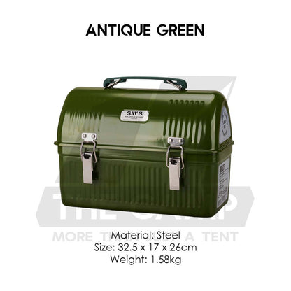 Wellhike SWS Classic Lunch Box 10QT 9.4L Coffee Box LunchBox Top Plate Inner Vintage Accessories Stanley