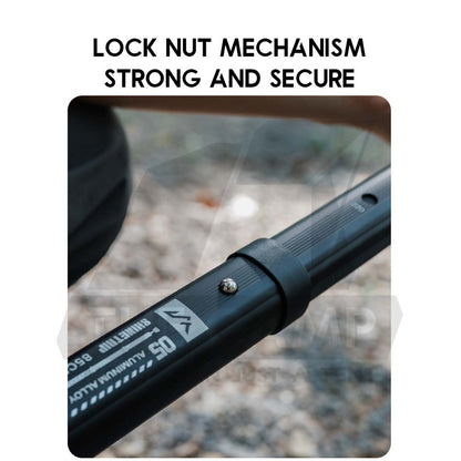 Shinetrip 2.8m Adjustable Pole Rod Quick Adjust for Flysheet Tarp Tent Camping Bag Hiking Awning Tactical Style A561