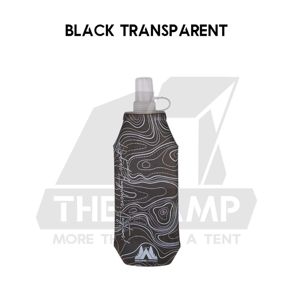 Wellhike SWS Foldable Water Bottle BPA Free 500ml Travel Sport Outdoor Camping Leakproof Collapsible Folding Botol Air