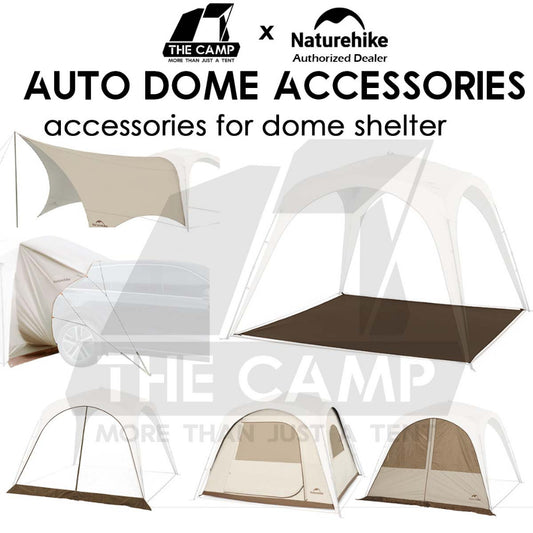 Naturehike Auto Dome Shelter Accessories Tarp Inner Tent Extension Flysheet Door Mesh TPU Cloth Groundsheet CNK230WS014