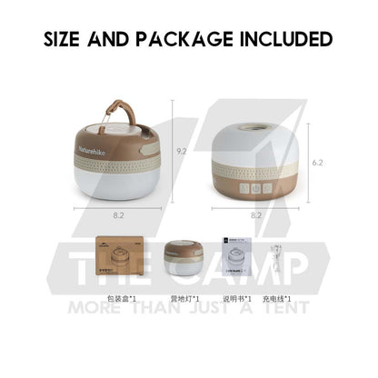 Naturehike Star Dome Light Outdoor Camping Lamp Lantern Hanging Magnet LED Multimode Lampu Torch Flashlight CNK2550ZM016