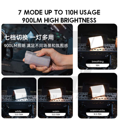 Shinetrip Illuminator Card Light 5000mah High Brightness Outdoor Camping Lamp Tripod Magnet Hanging Lamp Lampu A565