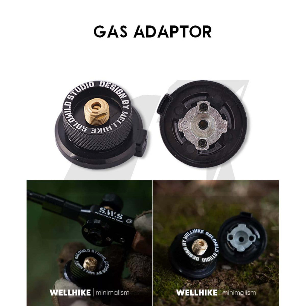 Wellhike SWS Flame Torch Gun Outdoor Camping High Power Firepit Fire Pit Burner Gas Adaptor Butane Flame Thrower