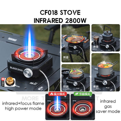 Blackdog Stove Mini Cassette Infrared 3100W 3500W 3300W 2900W 2800W CBD2300CW013 CBD2300012 CBD2550CF014 CBD2550CF015